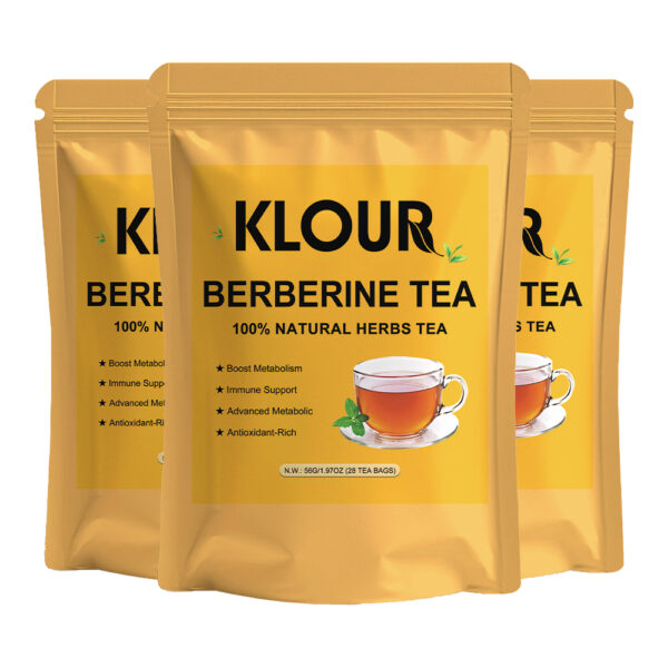 04.Total 3 Bags:Organic Berberine Herbal Tea