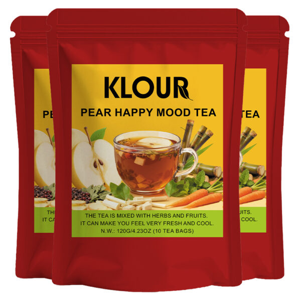 11.Total 3 Bags:Pear Happy Mood Tea