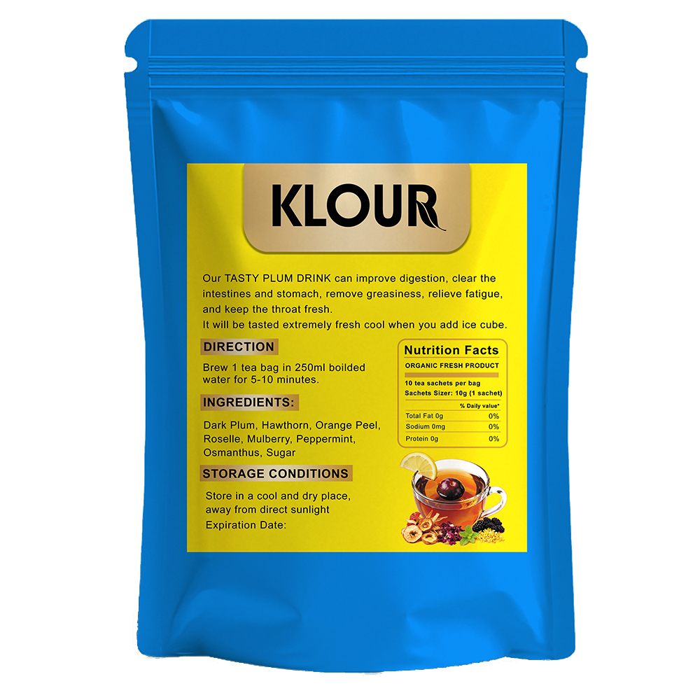 9.Total 3 Bags:TASTY PLUM DRINK