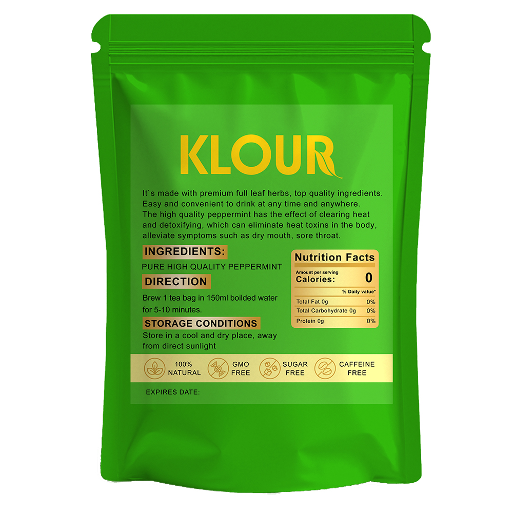 12.Total 3 Bags:Premium Pure Peppermint Tea