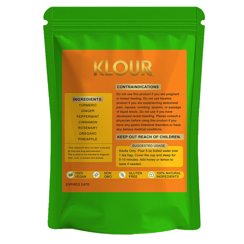 03.Total 3 Bags:Organic Turmeric Ginger Anti-Inflammation Tea