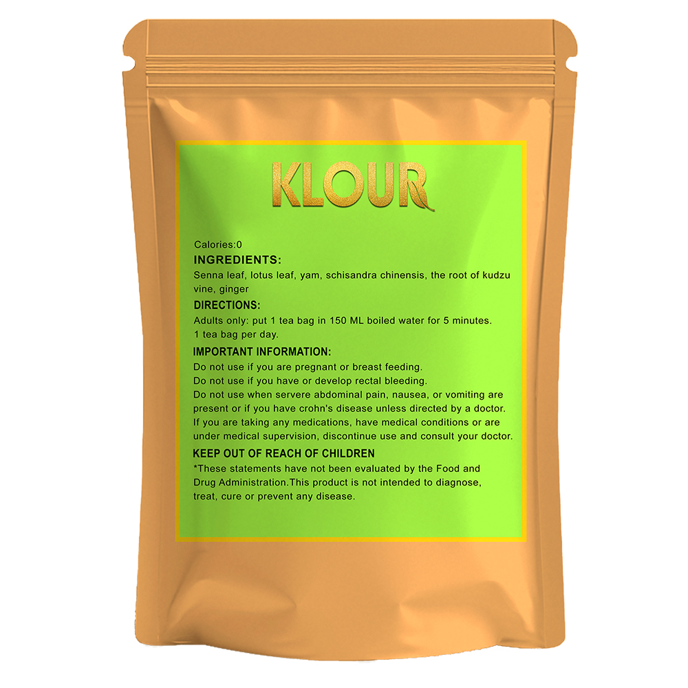02.Total 3 Bags:Organic Smooth Detox SlimTea Schisandra Chinensis