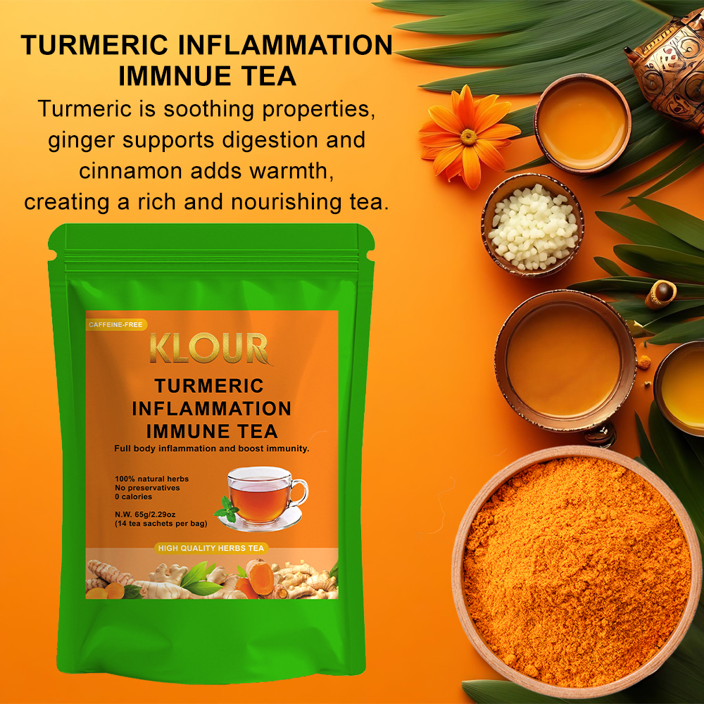 03.Total 3 Bags:Organic Turmeric Ginger Anti-Inflammation Tea