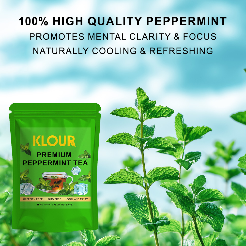12.Total 3 Bags:Premium Pure Peppermint Tea