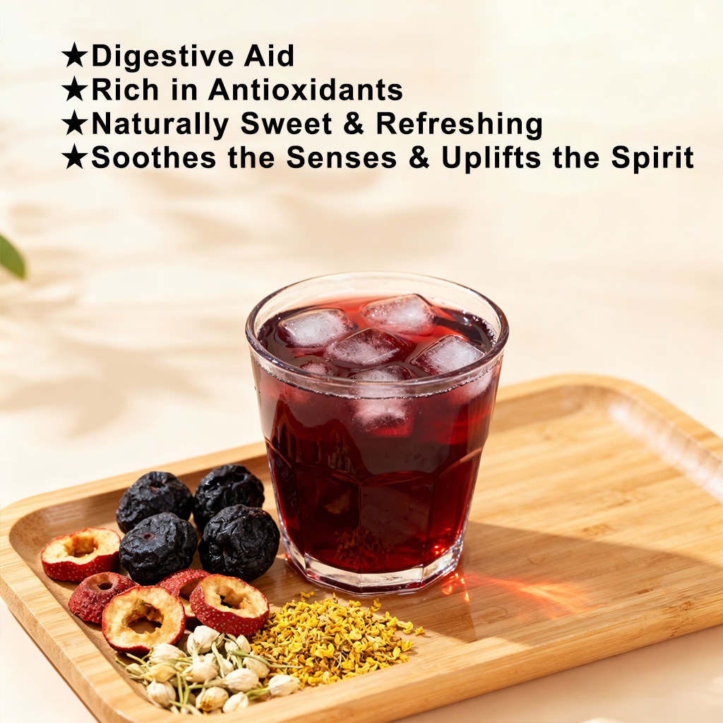 9.Total 3 Bags:TASTY PLUM DRINK