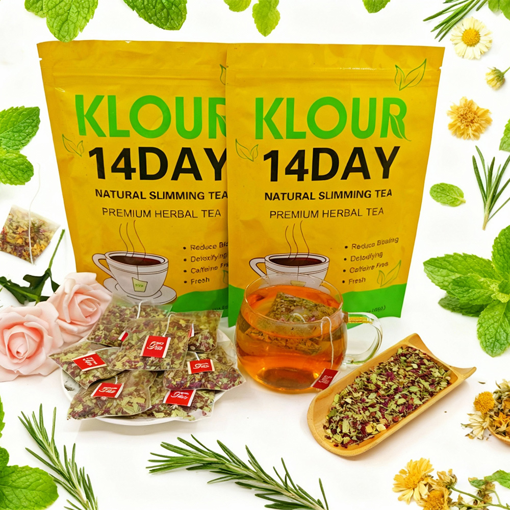 01.Total 3 Bags: Strong Natural Detox Slimming Tea Flat Tummy